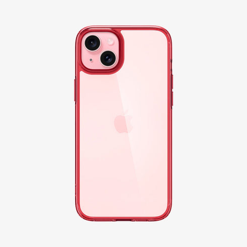 ACS07209 - iPhone 15 Series Ultra Hybrid Case in Natural Titanium showing the back